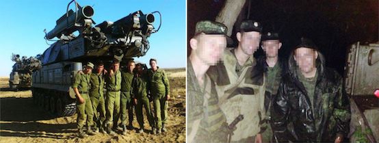 Фото российских военных сбивших боинг