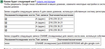 AdSense для доменов